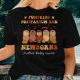 Pumpkin Postpartum & Newborns Mother Baby Nurse Thanksgiving Women T-shirt Gifts for Her
