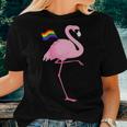 Rainbow Lgbt Cute Flamingo Pride Gay & Lesbian Women T-shirt Gifts for Her