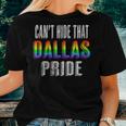 Retro 70S 80S Style Cant Hide That Dallas Gay Pride Women T-shirt Gifts for Her