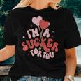 Retro I'm A Sucker For You Vintage Styles Lollipops Women T-shirt Gifts for Her