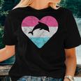 Retro Vintage Dolphin For Or Girls Women T-shirt Gifts for Her
