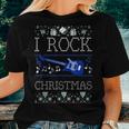 I Rock Guitar Ugly Christmas Sweaters Women T-shirt Gifts for Her