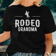 Rodeo Grandma Cowgirl Wild West Horsewoman Ranch Lasso Boots Women T-shirt Gifts for Her
