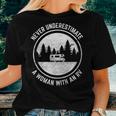 Rv Camping For Never Underestimate Women T-shirt Gifts for Her