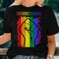 San Francisco California Lgbt Pride Month Lgbtq Rainbow Flag Women T-shirt Gifts for Her