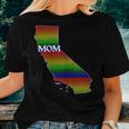 San Francisco Gay Pride California Pride Mom Women T-shirt Gifts for Her