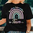Science Of Reading Teacher Reading Intervention Team Women T-shirt Gifts for Her