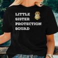 Security Little Sister Protection Squad Boys Girls Women T-shirt Gifts for Her