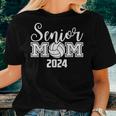 Senior Mom 2024 Volleyball Senior 2024 Class Of 2024 Women T-shirt Gifts for Her