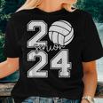 Senior Volleyball Class Of 2024 Seniors Boys Girls Graduate Women T-shirt Gifts for Her