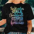 September Girls Birthday Tie Die Women T-shirt Gifts for Her