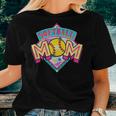 Softball Mom Retro 80S 90S Softball Mama For Mom Women T-shirt Crewneck Gifts for Her