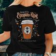 Spiced Pumpkin King Coffee Scary Good Fun Fall For Coffee Lovers Women T-shirt Gifts for Her
