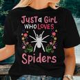 Spider Just A Girl Who Loves Spiders Women T-shirt Gifts for Her