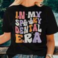 In My Spooky Dental Era Groovy Ghost Halloween Dentist Women T-shirt Gifts for Her