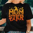 Spooky Halloween Momster Spooky Monster Mom Family Matching Women T-shirt Gifts for Her