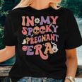In My Spooky Pregnant Era Ghost Halloween Pregnant Mom Women T-shirt Gifts for Her