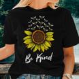 Spread Kindness Positivity Happiness Be Kind Sunflower Bees Women T-shirt Gifts for Her