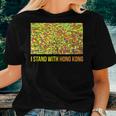 I Stand With Hong Kong Lennon Wall Flag For Hk Protesters Women T-shirt Gifts for Her