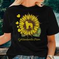 Sunflower Dog Mom For Goldendoodle Lovers Women T-shirt Gifts for Her