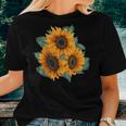 Sunflower Watercolor Floral s By La Monarca Women T-shirt Gifts for Her