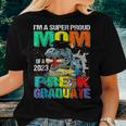 Im A Super Proud Mom Of A 2023 Prek Graduate Dinosaur Women T-shirt Gifts for Her