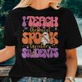 I Teach The Most Spooktacular Students Halloween Teacher Women T-shirt Gifts for Her