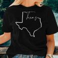 Texan Texas Texas Graphic For Women Tx Women T-shirt Gifts for Her
