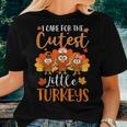 Thanksgiving Nurse Turkey Nurse Day Nicu Nurse Women T-shirt Gifts for Her
