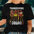 Thanksgiving Squad Turkey Fall Autumn Girls Women T-shirt Gifts for Her