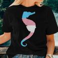 Transgender Flag Trans Pride Ftm Mtf Seahorse Lover Women T-shirt Gifts for Her