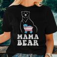 Transgender Pride Flag Trans Lgbtq Mom Mama Bear Women T-shirt Gifts for Her
