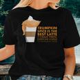Trumpkin Spice Latte Pumpkin Coffee Fall For Coffee Lovers Women T-shirt Gifts for Her