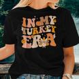 In My Turkey Era Pumpkin Autumn Fall Thanksgiving Women Women T-shirt Gifts for Her