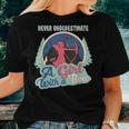 Never Underestimate A Girl With A Bow Archery Sagittarius Women T-shirt Gifts for Her