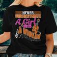 Never Underestimate A Girl With A Violin Orchestra Women T-shirt Gifts for Her