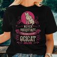 Never Underestimate Power Of Ocicat Mom For Mom Women T-shirt Gifts for Her