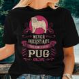 Never Underestimate Power Of Pug Mom Women T-shirt Gifts for Her