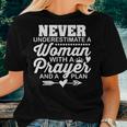 Never Underestimate A Woman Christian Church Religious Women T-shirt Gifts for Her