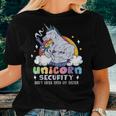 Unicorn Security Don't Mess With My Sister Women T-shirt Gifts for Her