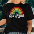 Unity Day Orange Teacher Kindness Antibullying Retro Be Kind Women T-shirt Gifts for Her