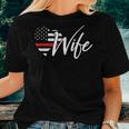 Us Pride Fireman Wife Firefighter Women T-shirt Gifts for Her