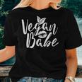 Vegan Babe For Mom Girl Vegetarian Animal Lover Women T-shirt Gifts for Her