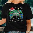 Video Game Controller Christmas Santa Hat Gamer Boys Women T-shirt Gifts for Her