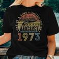 Vintage 50Th Birthday Legend Since August 1973 For Men Women T-shirt Gifts for Her