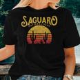 Vintage Saguaro National Park Retro Cactus & Sun Women T-shirt Gifts for Her