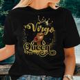 Virgo Queen Birthday Afro Girls Black Zodiac Birthday Women T-shirt Gifts for Her