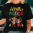 Viva Mexico Boys Girl Maracas Guitar Mexican Independence Women T-shirt Gifts for Her