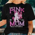 I Wear Pink For My Mom Breast Cancer Awareness Mom Women T-shirt Gifts for Her