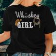 Whiskey Girl Cowgirl Hat Rope Alcohol Women T-shirt Gifts for Her